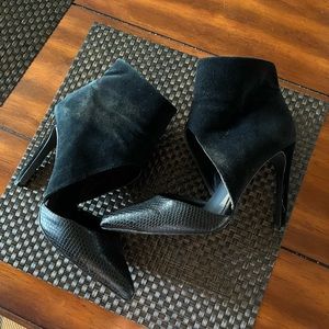 Black Bootie Pumps